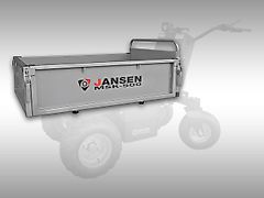 Jansen Flachmulde für Elektrodumper Jansen MSK-500, Schubkarre